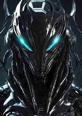 Dark cyborg art