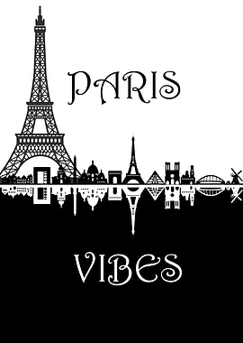 Paris Vibes Poster