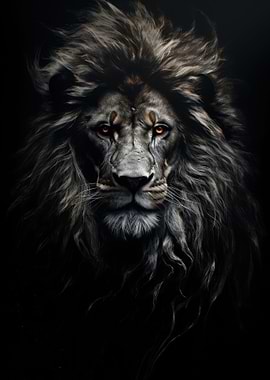 Majestic Lion Portrait