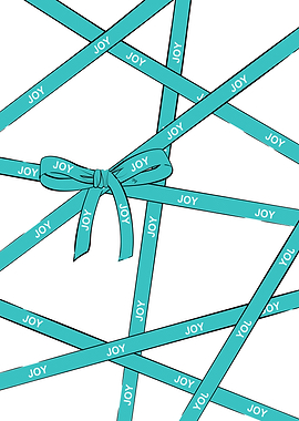 Joy ribbon gift