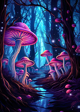 Magic Mushroom Forest