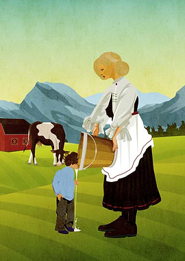 Milk from the bucket