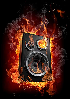 Burning Speaker