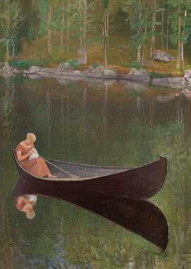 Woman in a Boat