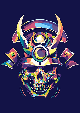 JAPANESE SKULL SAMURAI
