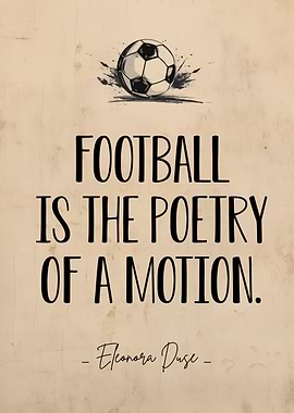 The poetry of a motion