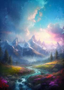 River in the Mountains