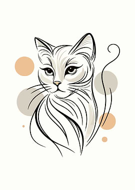 Serene Cat Contour