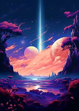 Galaxy Space and Nature