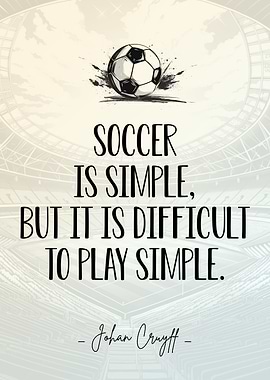 Soccer play simple