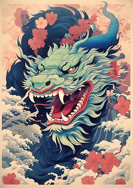 Dragon Japanese Ukiyo