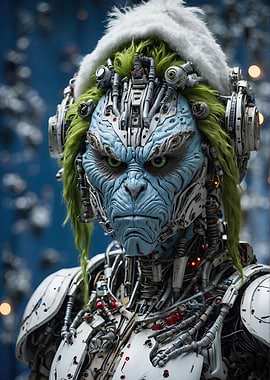 Robotic Christmas Cat