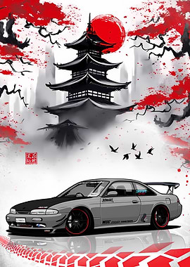 Nissan Silvia Red Moon