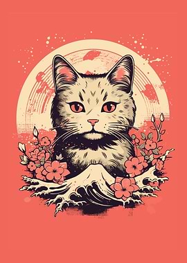 Japanese Cat Samurai