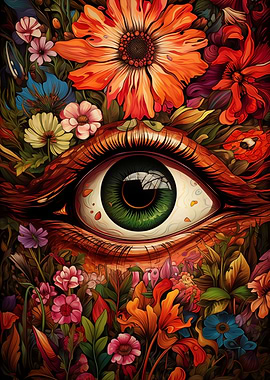 Psychedelic Eye Flowers 10