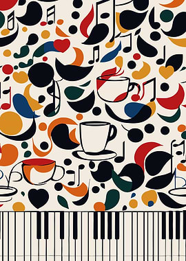 Abstract Music Poster