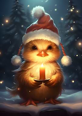 Duckling Christmas Animals