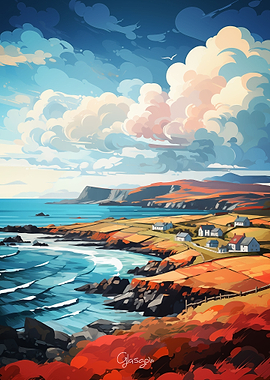 GLASGOW Oil Painting