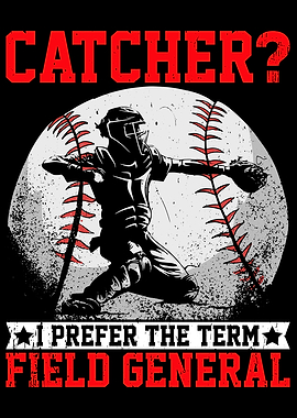 Funny Baseball Catcher