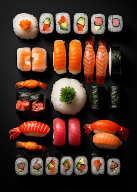 Sushi Array Elegance