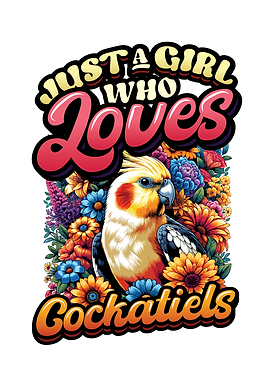 Girl Who Loves Cockatiels