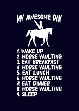 Funny Horse Vaulting