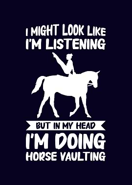 Funny Horse Vaulting