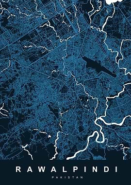 MAP RAWALPINDI PAKISTAN