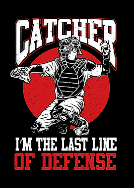 Backstop Funny Baseball