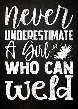 Girl Welder Wall Art