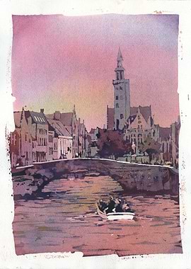 Church Bruges Belgium art
