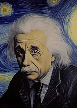Albert Einstein Starry