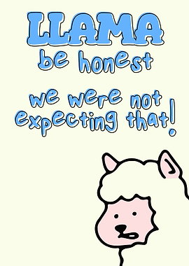 Funny Bathroom Art Llama