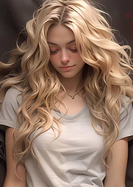 Adorable Blonde Girl