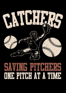 Funny Baseball Catcher