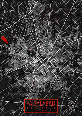 Faisalabad Map Oriental