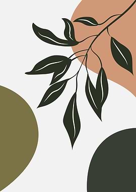 Botanical Tropical leaves