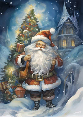 Loving Santa Claus Xmas