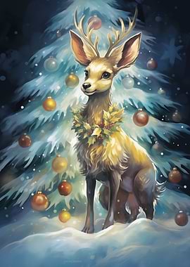 Tiny Reindeer Christmas