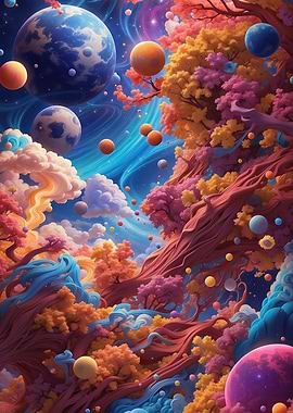 colorful space