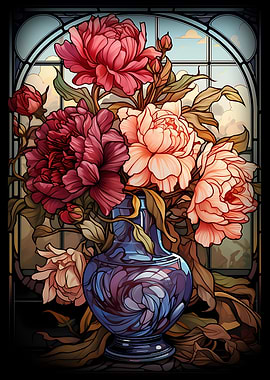 Abstract Stained Glass