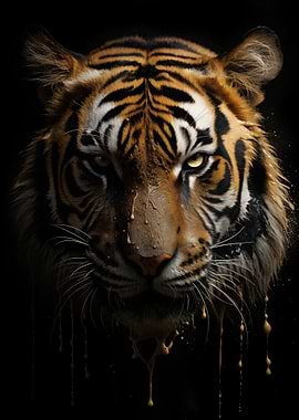 Evil Tiger Fluid Dripping