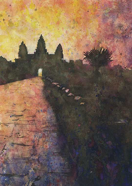 Angkor Wat sunrise artwork