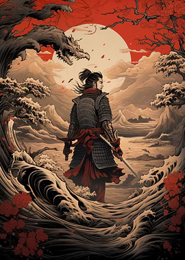Samurai ExLibris Art