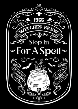 Witches Brew Sign