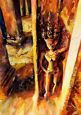 Apsara bas releif Angkor