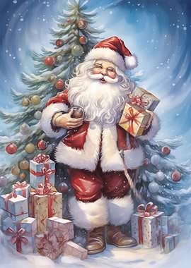 Loving Santa Claus Xmas
