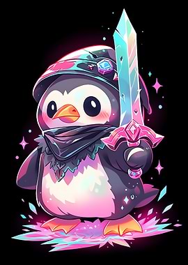 Magical Penguin Swordsman