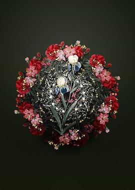 Elder Scented Iris Wreath