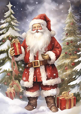 Loving Santa Claus Xmas